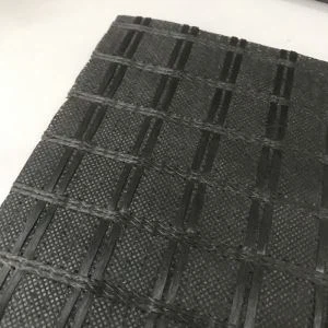 Geogrid iz fiberglasa z netkanim materialom